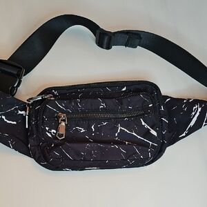 Sol And Selene Marble Patterned Belt Bag